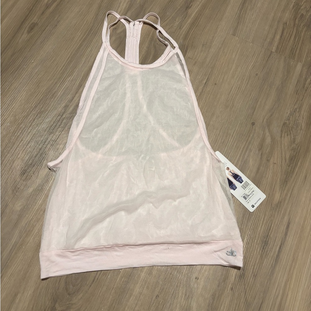 Alo Yoga Soft Pink Cloud Iris Tank